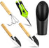 5Pcs Succulent Tools Mini Garden Small Gardening Tools Indoor, Pruning Shear Gardening Scissors, Hand Tool kit for Bonsai, Cactus, Fairy, Housepla...