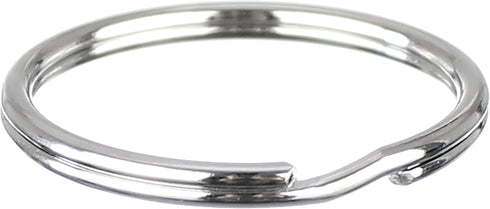 CleverDelights 1 3/8" Split Key Rings - 50 Pack - Strong Split Key Rings...