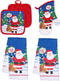 Christmas Kitchen Towel Set 5 Piece 2 Pot Holders & 2 Towels with 1 Oven Mitt (Santa Claus)...