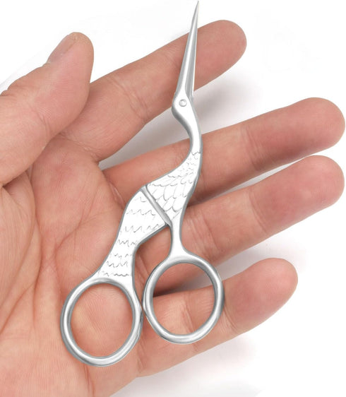 5 inch Sewing Scissors with Leather Scissors Cover,Stainless Steel Craft Scissors DIY Tools,Dressmaker Shears Scissors for Embroidery,Craft,Needle...