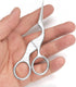 5 inch Sewing Scissors with Leather Scissors Cover,Stainless Steel Craft Scissors DIY Tools,Dressmaker Shears Scissors for Embroidery,Craft,Needle...