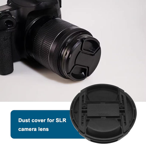 Create idea 2Pcs 95mm Lens Cap Snap-on Front Camera Lens Cover Compatible with Sigma Compatible with Nikon Compatible with Canon ABS Plastic, Blac...