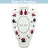 Firstmeet 2 Layer Statement red and black Beads Long Necklace...