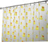 iDesign PEVA Plastic Ducks Shower Curtain, PVC-Free Waterproof Liner for Kids', Guest, College Dorm, Master Bathroom, Polyethylene_vinyl_acetate, ...