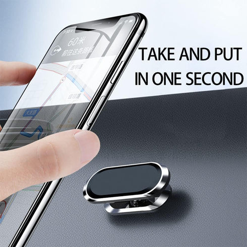 Car Magnetic Mobile Phone Holder,360° Rotation of Eight Magnetic Aluminum Alloy Dashboard Car Phone Holder,Compatible iPhone 13 Pro Max / 13 Pro a...
