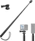 ATUMTEK 150cm Invisible Selfie Stick, 1/4" Extendable Monopod Pole, Solid and Compact Design for Insta360, for GoPro, DJI, Action Cameras (Buckle ...