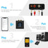 1Mii Bluetooth Audio Receiver 12hrs Playtime, Bluetooth 5.1 Adapter for Home Stereo Music Streaming System, Low Latency, Bass Mode(Audio Only)...