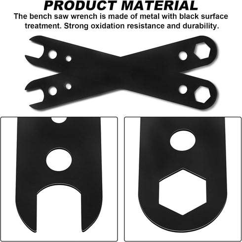 N506977 Table Saw Wrench,Replacement Table Saw Wrench for DeWalt DWE7485 DWE7490X DWE7491RS DWE7499GD Compatible With DeWalt N506977(2 pack)...