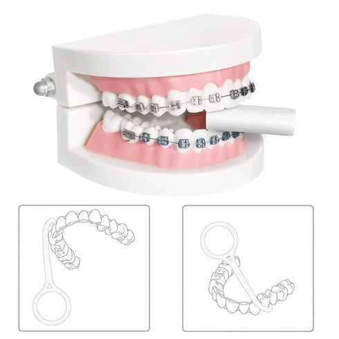 Denture Bath Box Cup,Denture Bath Case with Strainer Basket,Orthodontic Retainer box,Retainer Cleaning Box,Soak Cup Fixed box?With braces chewable...