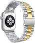 Metal Bands Compatible with Apple Watch Band 41mm 40mm, Dressy Stainless Steel Chain Strap for Men iWatch Series Ultra/Ultra2/10/9/8/7/6/5/4/3/2/1...