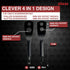AMM 4 in 1 Portable Keychain Screwdriver?Black),Multiple functionality-Phillips, slotted screwdriver and two hex wrenches...