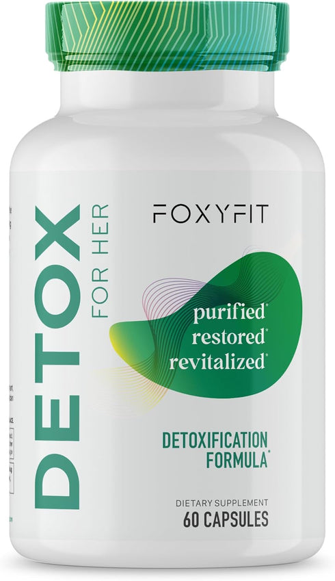 Detox for Her 30 Day Detox Cleanse Formula That Supports Healthy Digestion Function, Promotes Detoxification, & Balances from Within*...