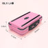 Portable Small travel Jewelry Box Organizer case pink with earrings necklaces storage,trendy Gifts for kids girls teenage women and Mom in birthda...