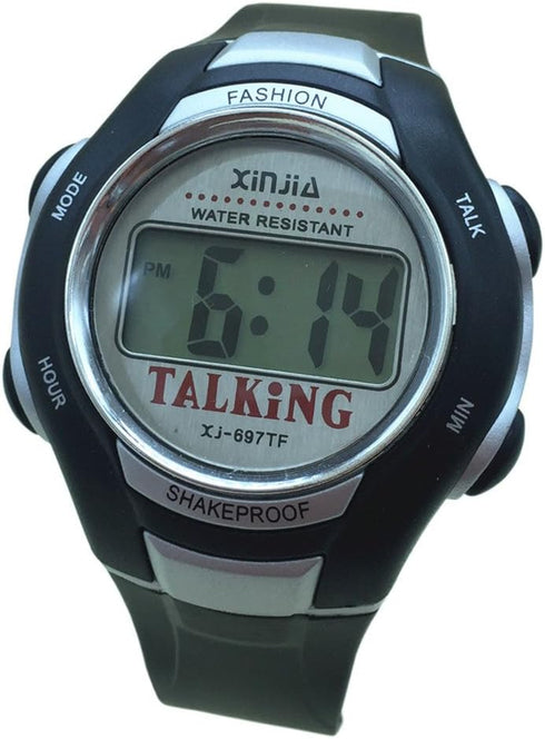 VISIOYO English Talking Watch Digital Sports Watch with Alarm 697TE...