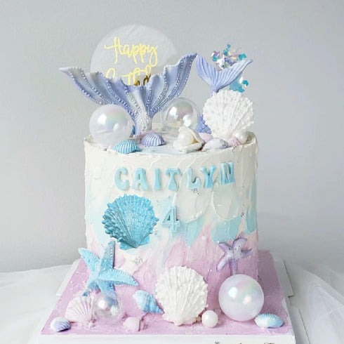 Marine Theme Cake Fondant Silicone Mold Seashell Candy Molds For Sugar Cake Decorating Cupcake Topper Chocolate Gum Paste Polymer Clay...