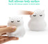 Owl Night Light Baby Bedside Lamp Child, Silicone Nursery Lamp for Breastfeeding Bedroom Mood Lights, Eye Caring, Adjustable Brightness & Color, T...