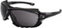 Birdz Eyewear Gasket Safety Padded Motorcycle Sport Sunglasses Black with Smoke Lens...