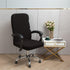 Office Chair Slipcovers Stretchy Polyester Jacquard Computer Chair Cover (No Chair) (Black, M)...