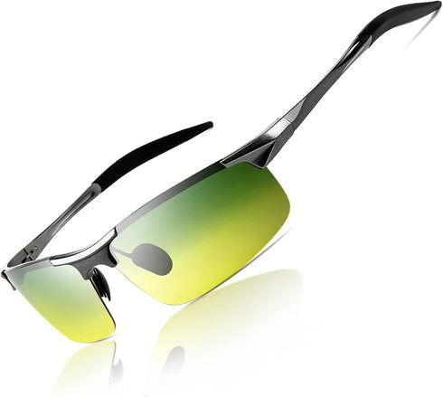 SUNGAIT Men's Polarized Sunglasses for Driving Fishing Golf Metal Frame UV400...