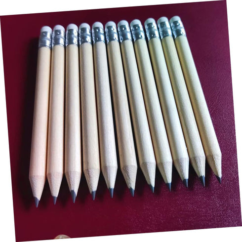 50pcs Short Pencil Pencils Pencils for Preschoolers Drawing Tool Small Golf Pencils Short Pencils Pupil Pencils Erasable Pencils Small Pencil Bass...