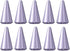 TaIYanG Stylus Replacement Tips Apple Pencil Tips 10 Pack-Light Purple (Universal with White/Black/Pink Tips)...
