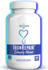 Iron Repair Simply Natural Iron Supplement, Best Absorption & Gentle on Stomach, Monash Low FODMAP, Raise Hemoglobin & Ferritin Iron Pills for Wom...