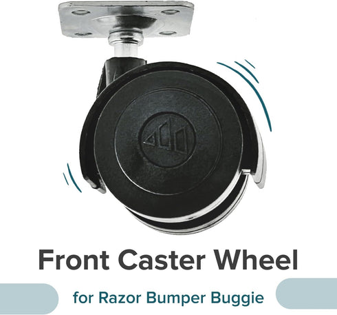 AlveyTech Front Caster Wheel for Razor Bumper Buggie...