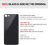 Back Rear Cover Replacement Glass Compatible with iPhone SE 2020 4.7-Inches All Carriers with Installation Manual + Repair Tool Kit (Black)...