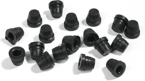18 Pieces Brake Bleeder Screw Caps,Grease Zerk Fitting Cap Rubber Dust Stem Cover, Universal Brake Caliper Dust Cover Brake Bleeder Nipple Capbrak...