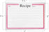 3x5 Recipe Card Protectors,100 Count,Recipe Card Covers,Index Card Sleeve...
