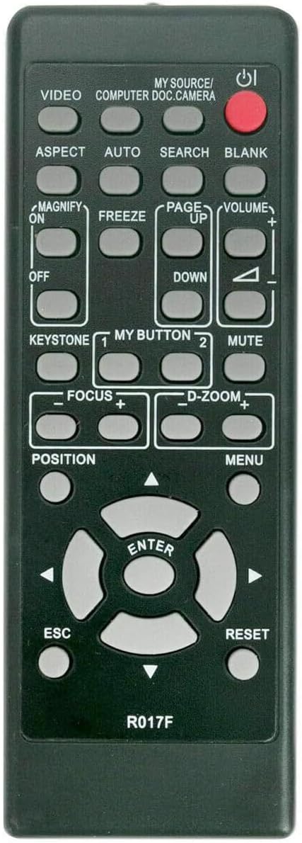 ALLIMITY R017F Replacement Remote Control Compatible with Hitachi 3LCD Projector Home Theatre CP-A221N CP-A301N CP-AW251N CP-EX250 CP-A222WN CP-A3...