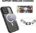 ShellBox Case compative with iPhone 15 Pro Max,Waterproof Case with Built-in Screen Protector, Shockproof Cover Heavy Duty Wireless Charging Case ...