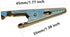 Alligator Clips Electrical Test Kit 1.77"/45mm Alligator Clip Clamps Jumper Helper with Protective Insulation Cover 20pcs...