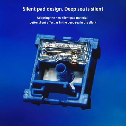 Kailh Box lslet Pro Silent Switch,Deep Sea Silent Linear 3-Pin 45gf for Mechanical Keyboard(lslet Linear 10Pcs)...