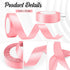 Pink Ribbon Pink Ribbon for Gift Wrapping, 1 Inch 25 Yards Pink Hair Ribbon Pink Satin Ribbon Teacher Appreciation Ribbon Perfect for Thanksgiving...