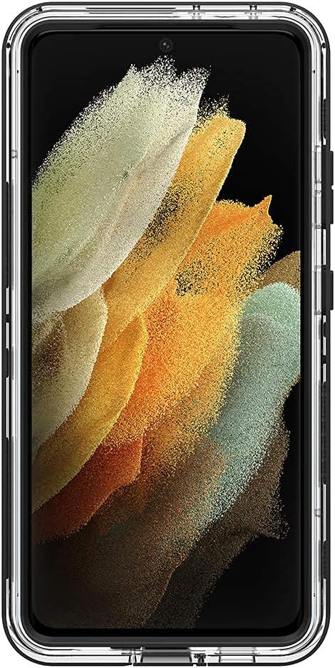 LifeProof NEXT SERIES Case for Galaxy S21 Ultra 5G (ONLY - DOES NOT FIT non-Plus or Plus sizes) - BLACK CRYSTAL (CLEAR/BLACK)...