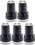 5Pcs Indicator Light AC/DC 24V, 22mm Panel Mount, for Electrical Control Panel, HVAC, DIY Projects White...