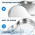 Dental Tray - Prgislew 4 Pack Kidney Trays Stainless Steel Tray Medium Emesis Basin Reusable Metal Kidney Dish for Dental Piercing Lab Instrument ...