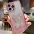 Compatible with iPhone 15 Pro Max Cute Case,Sparkle Diamond Rhinestone Design Bear with Separated Glitter Paper, Luxury Shiny BlingSoft Shockproof...