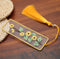 Lauboruan Stamped Bookmarks Embroidery Kits for Beginners with Flowers Grass Pattern, Easy DIY Craft Punch Needle Starter Cross Stitch Kit DIY Nee...