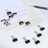 60 Pcs Small Binder Clips 3/4 Inch Length, Black Small Paper Clips for Office, Standard SIze...