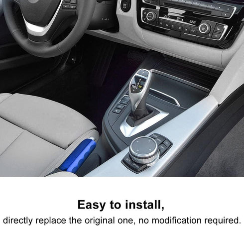 for 320i handbrake Cover Gorgeri Universal Auto Car Aluminum Alloy HandBrake Cover Handle Protector Hand Brake Sleeve(Blue)...