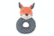 Apple Park Organic Farm Buddies - Frenchy Fox Teething Rattle, Baby Toy for Infants - Hypoallergenic, 100% Organic Cotton...