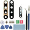 Rear Camera Glass Lens Replacement with Adhesive & Repair Toolkit & Back Camera Cover for Samsung A21...