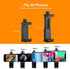 Phone Tripod Mount Adapter/Universal Tripod Cell Phone Holder, Fits Any Smartphone, 1/4" Standard Screw, Rotating Vertical and Horizontal, Compati...