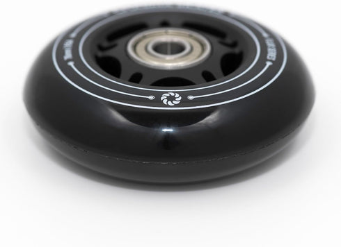 Flux 2 76mm RipStik Wheels 85A for Ripsurf Caster Board, RipStik Wave Board, or Crazy Cart Wheels Replacement, 2 Pack with Bearings...