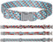 Dog Collar Metal Buckle Pet Collar, Cute Colors Cat Collar, Adjustable Breathable Soft Suitable for Small Medium Large and Boy Girl Dogs (Medium, ...