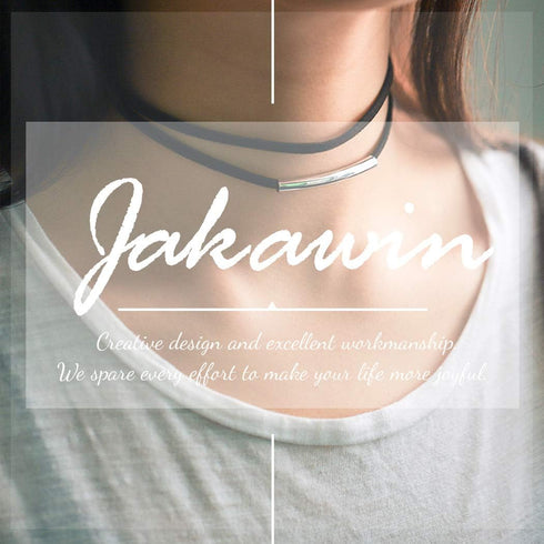 JAKAWIN Choker Necklace Adjustable Black Collar Necklaces for Women NK134...