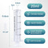 5pcs 20ml/cc Plastic Syringes with Caps for Industry Lab Pet Feeding...