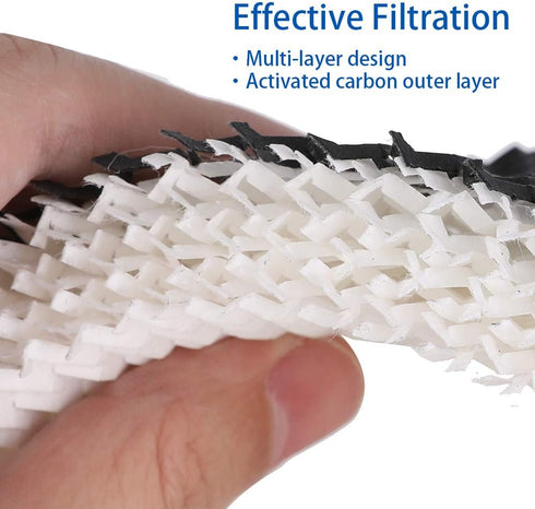 4 Pack HWF62 Humidifier Filter Replacement for Holmes Sunbeam Humidifier Filter A - Replaces HWF62 HWF62CS HWF62D SF212 Filter, Fits Humidifier Models SCM1100, SCM1701, SCM1702, SCM1762, SCM2409